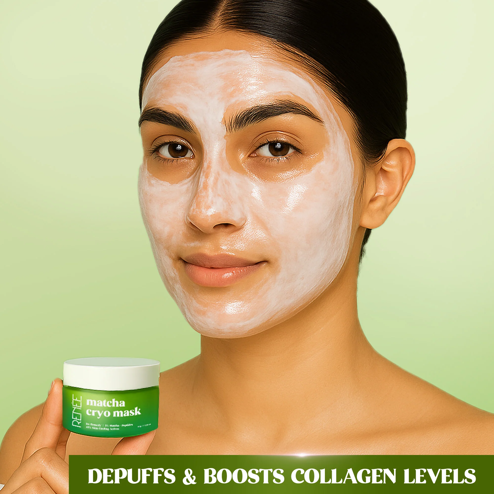 RENEE Matcha Cryo Face Cooling Mask, 45 g - Image 5