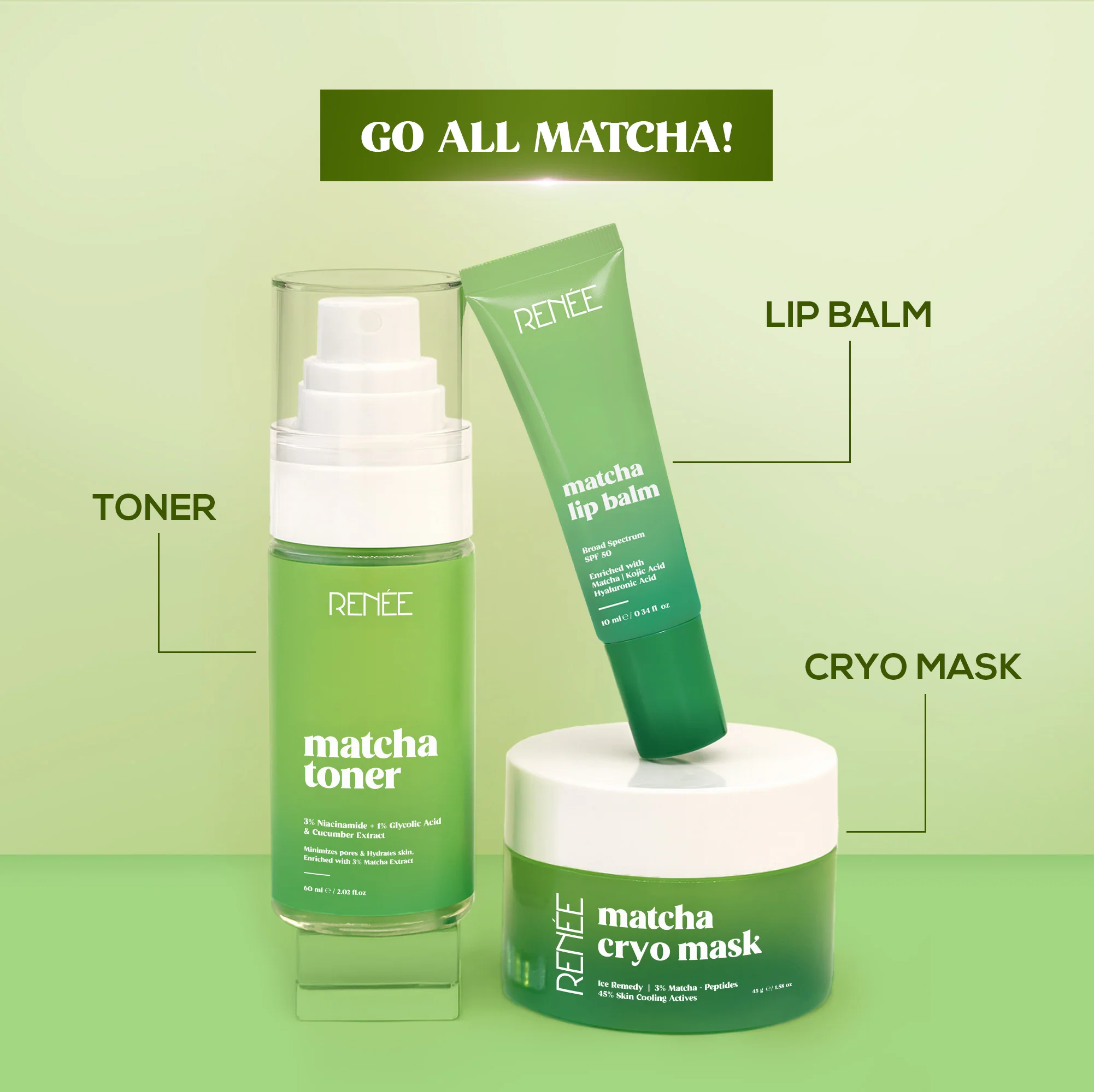 RENEE Matcha Lip Balm With SPF 50, 10 g - Image 7