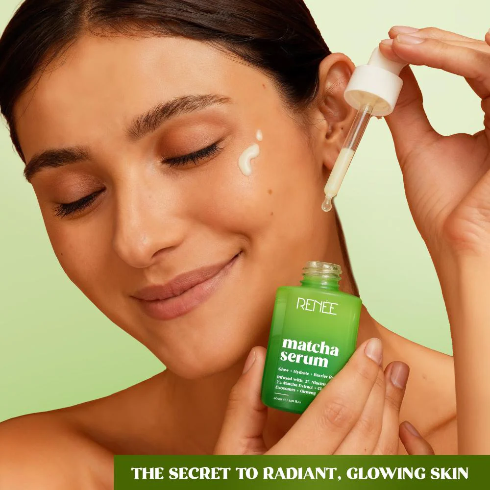 RENEE Matcha Face Serum For Hydration and Glow, 30ml - Image 4