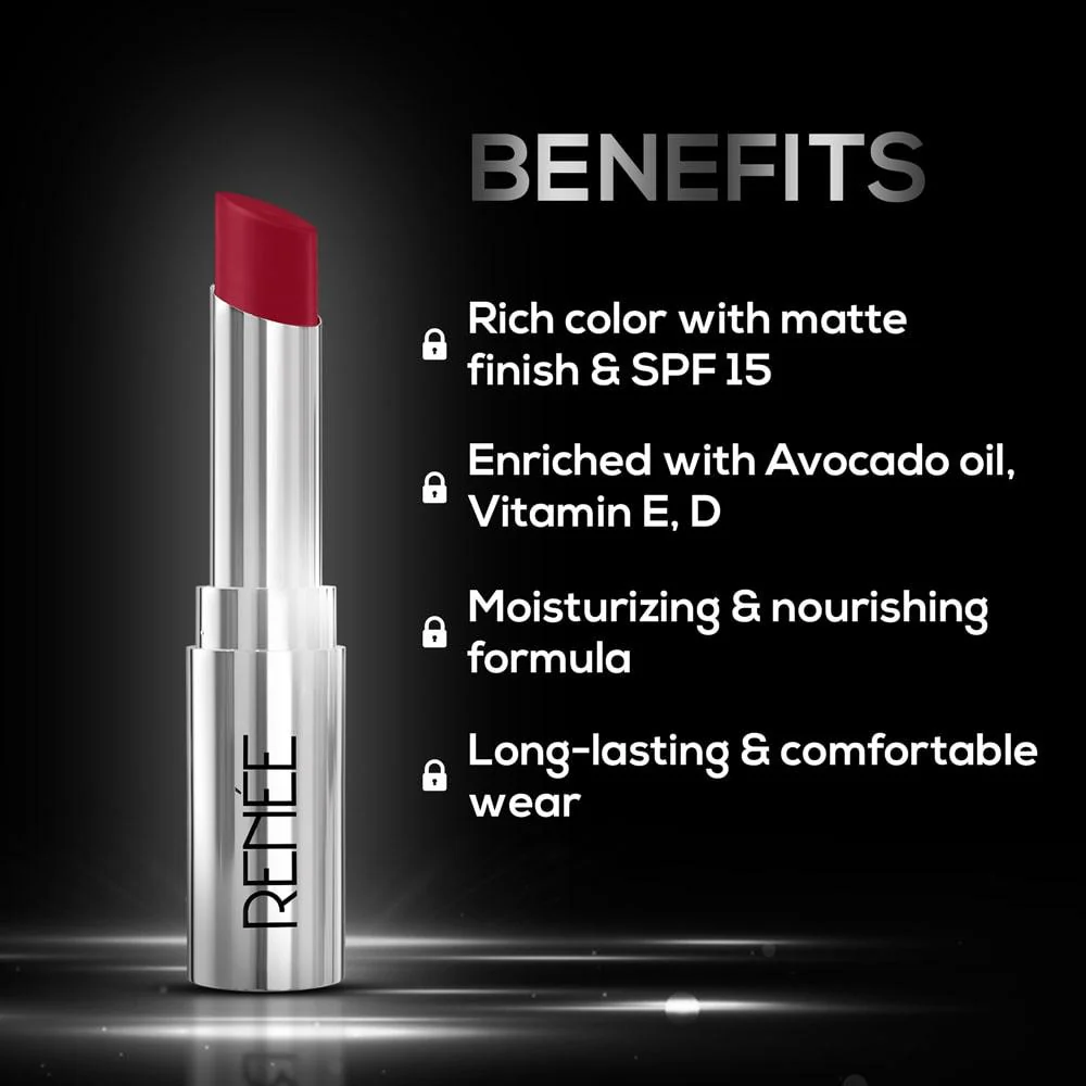 RENEE Matte Lock Lipstick, 3.5 g - Image 17
