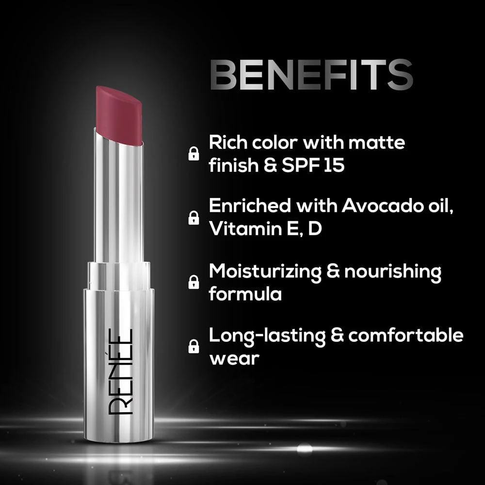 RENEE Matte Lock Lipstick, 3.5 g - Image 24