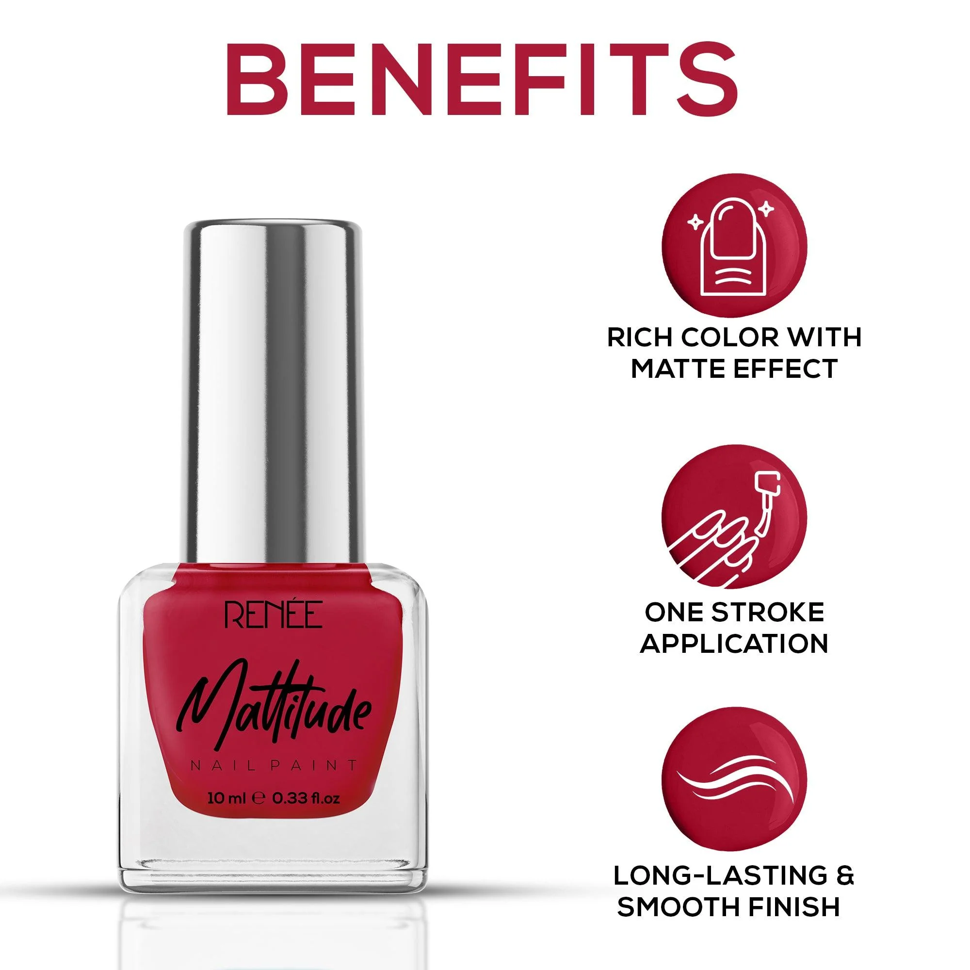 RENEE Mattitude Nail Paint 10ml - Image 13