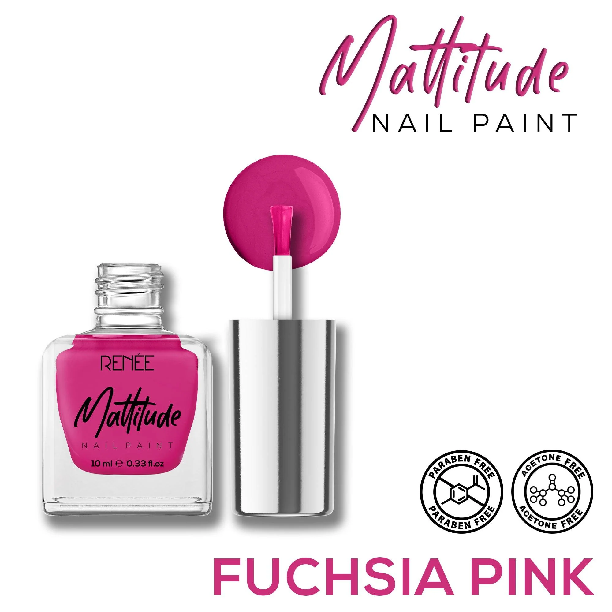 RENEE Mattitude Nail Paint 10ml - Image 35