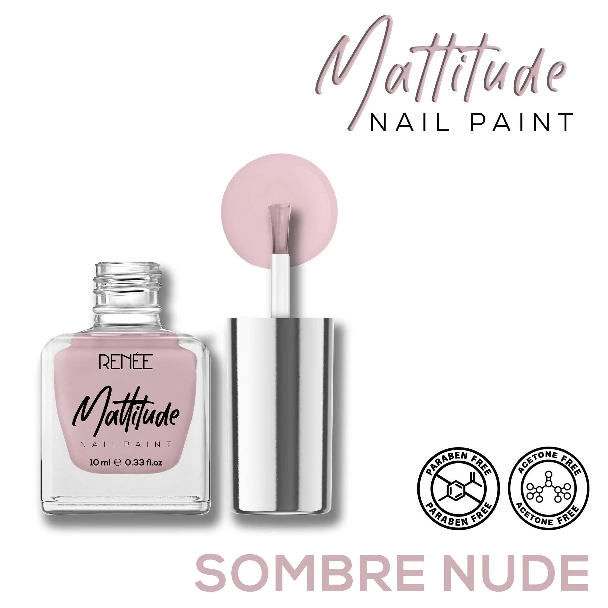 RENEE Mattitude Nail Paint 10ml - Image 60