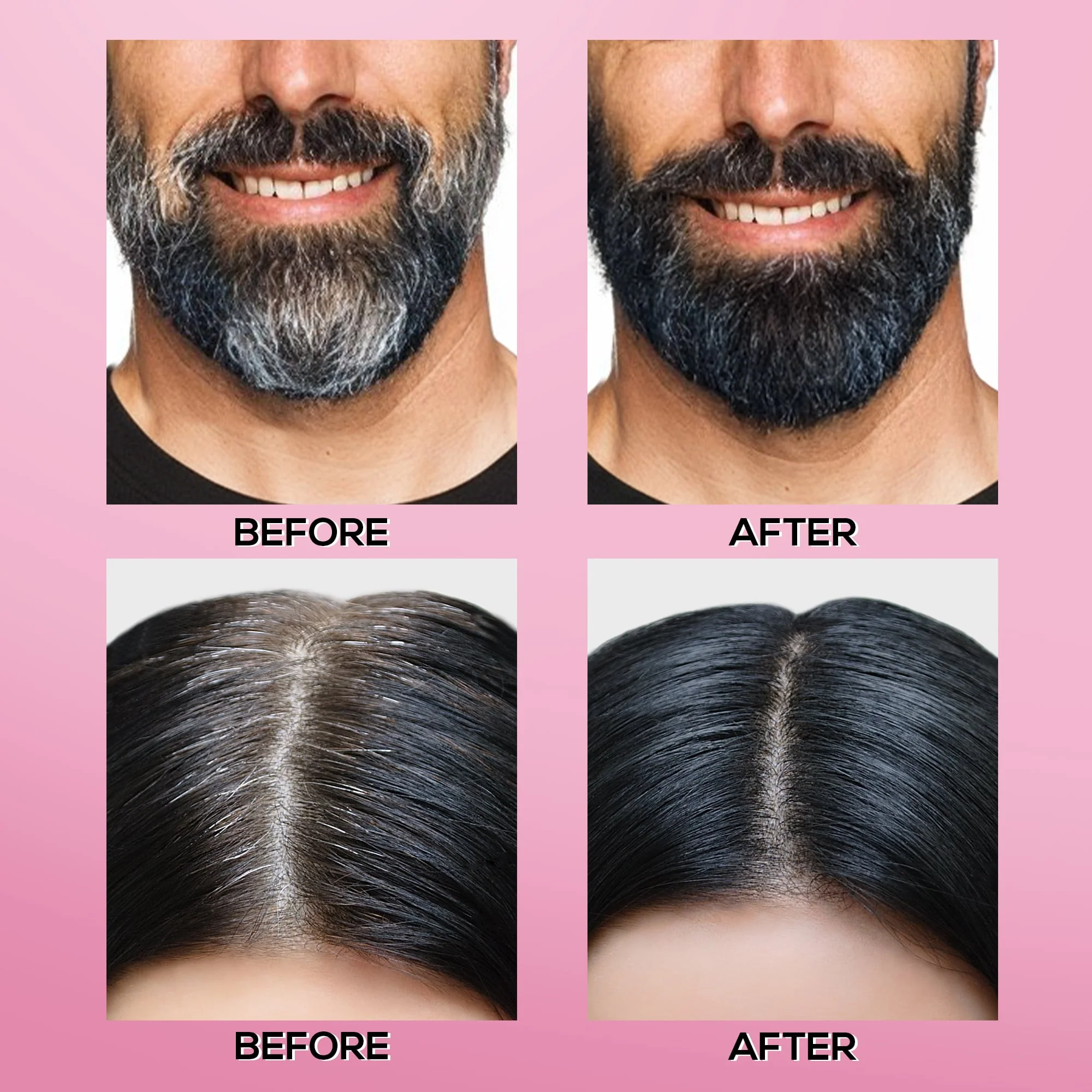 RENEE Cover Up Hair Powder- For Instant Grey Hair Coverage & Root Touch-Up, 4g - Image 6