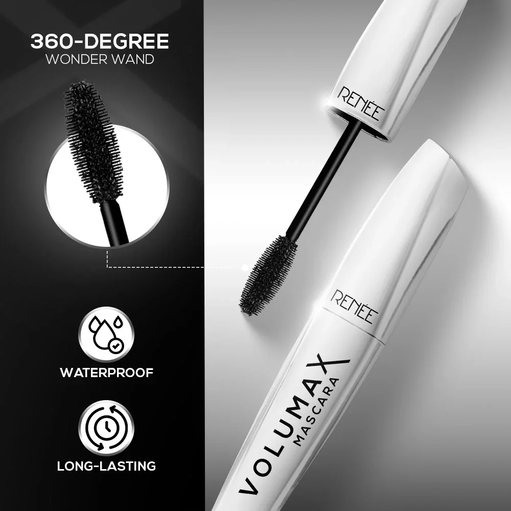 RENEE Midnight Kohl Pencil & Volumax Mascara Combo - Image 8