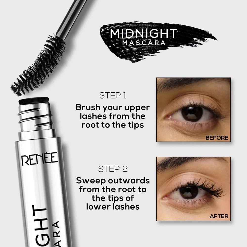 RENEE Midnight Mascara, 8 ml - Image 6