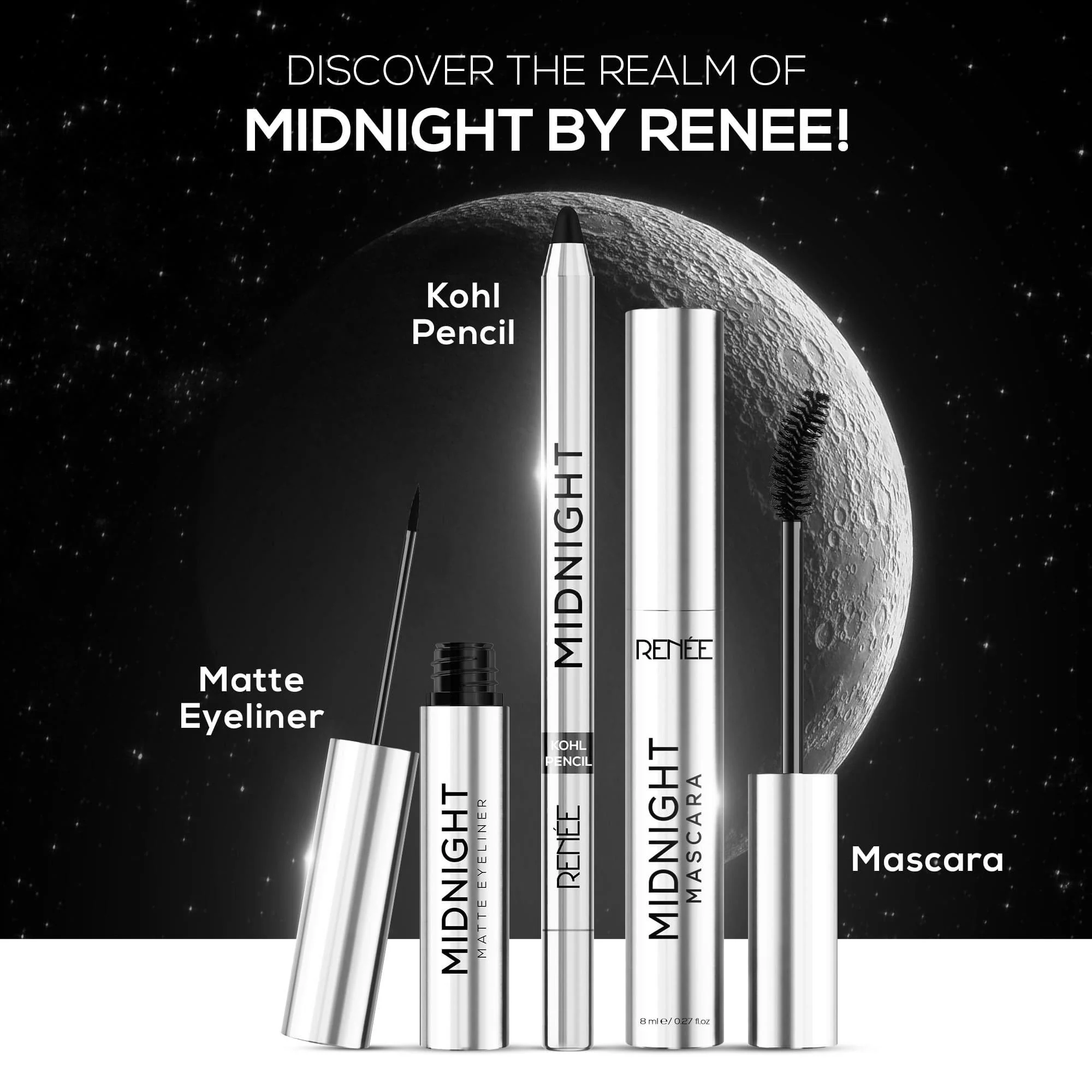 RENEE Midnight Matte Eyeliner, 2.5 ml - Image 8