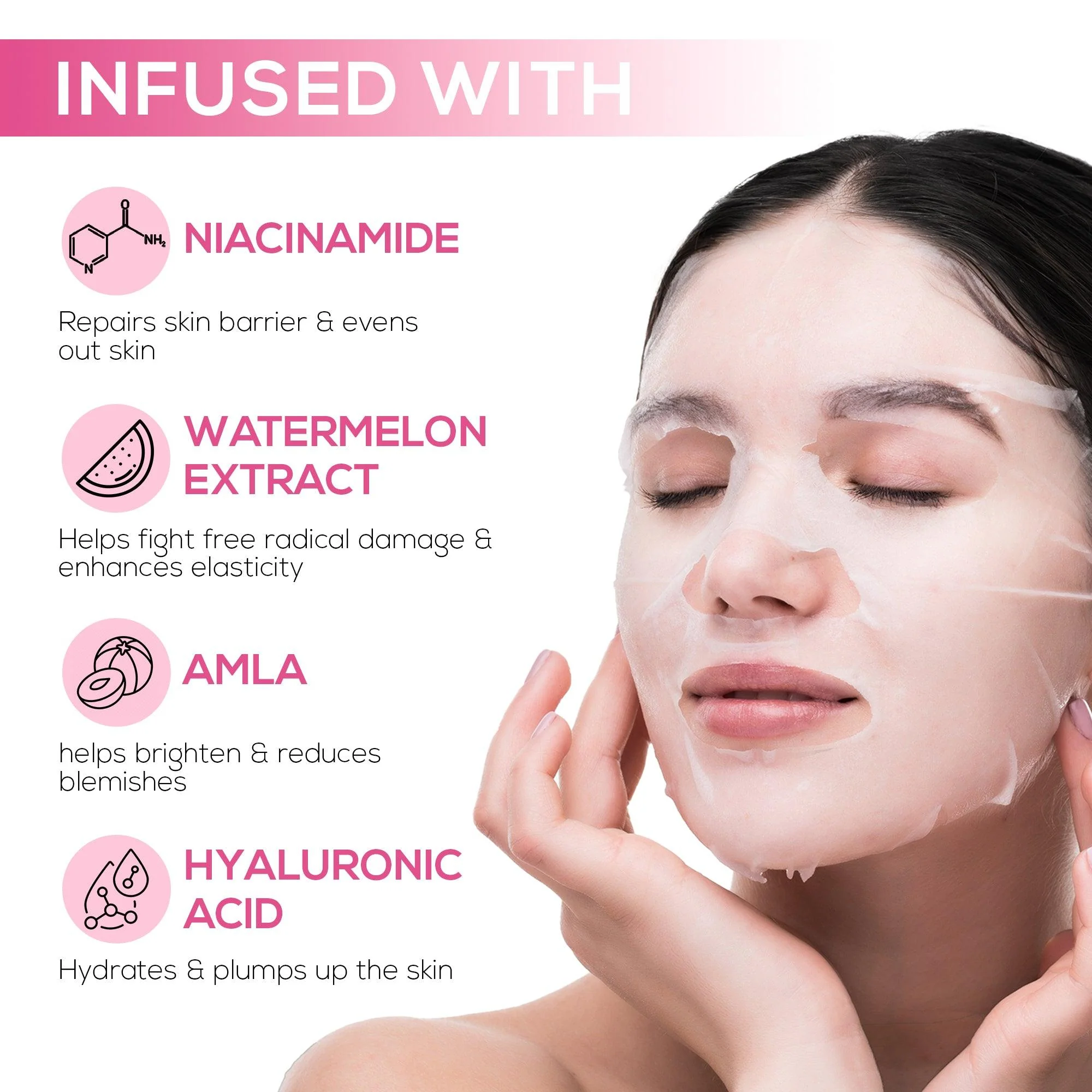 RENEE Niacinamide Sheet mask, 20ml - Image 3
