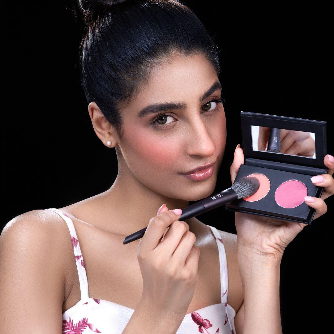 RENEE Peachy Pink Blush Duo, 8g - Image 4