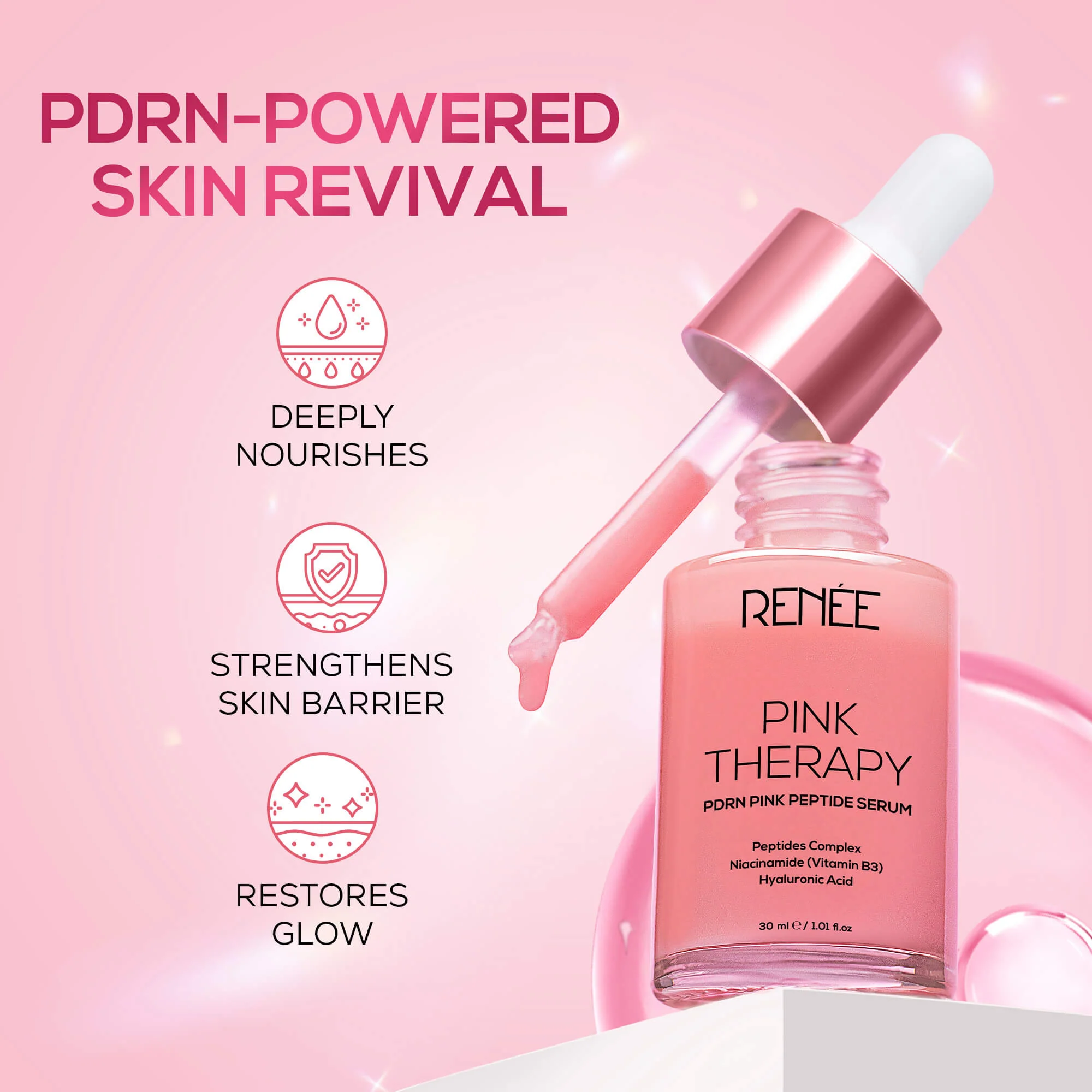 RENEE Pink Therapy Anti-Aging Complete Skincare Set - Image 7