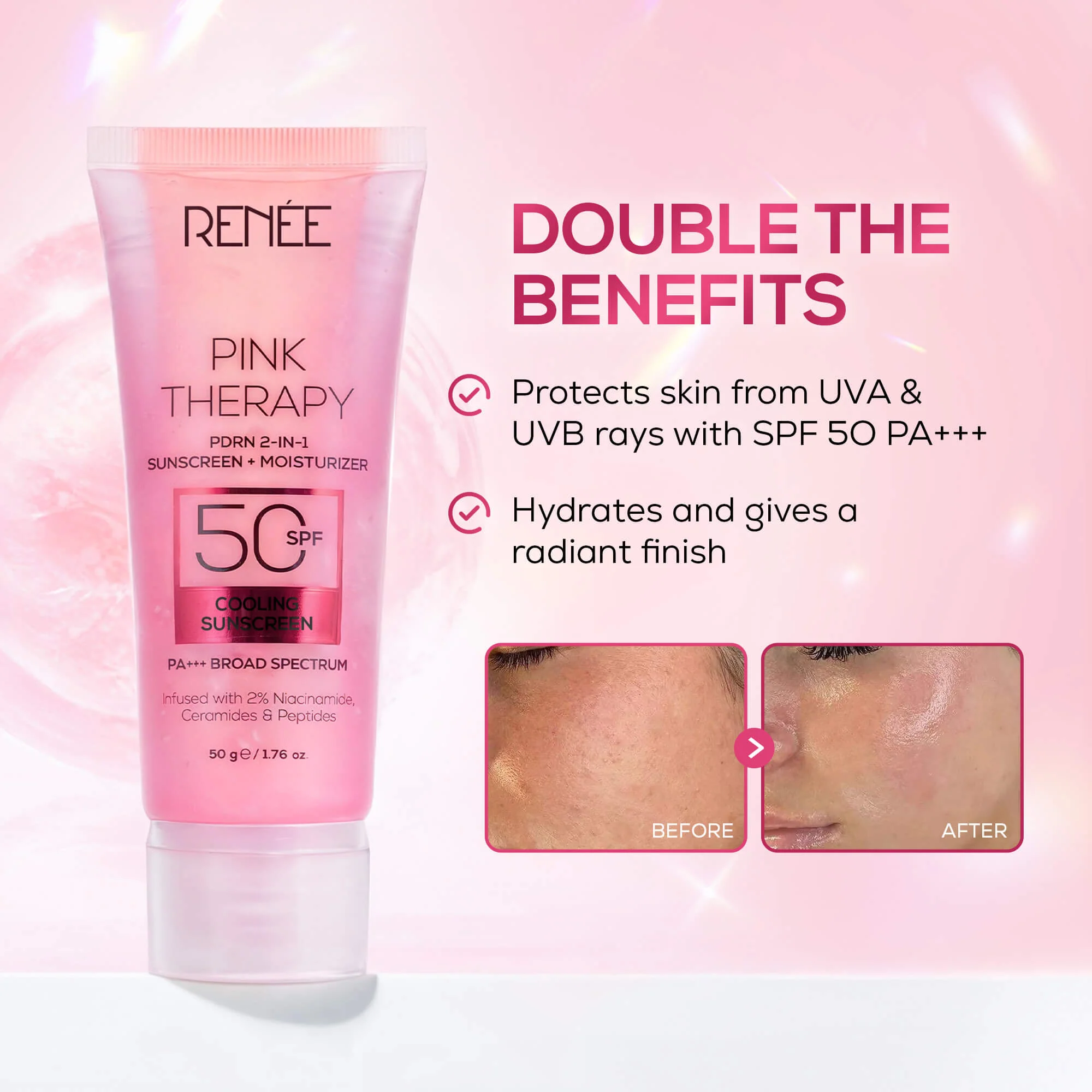 RENEE Pink Therapy Anti-Aging Complete Skincare Set - Image 8