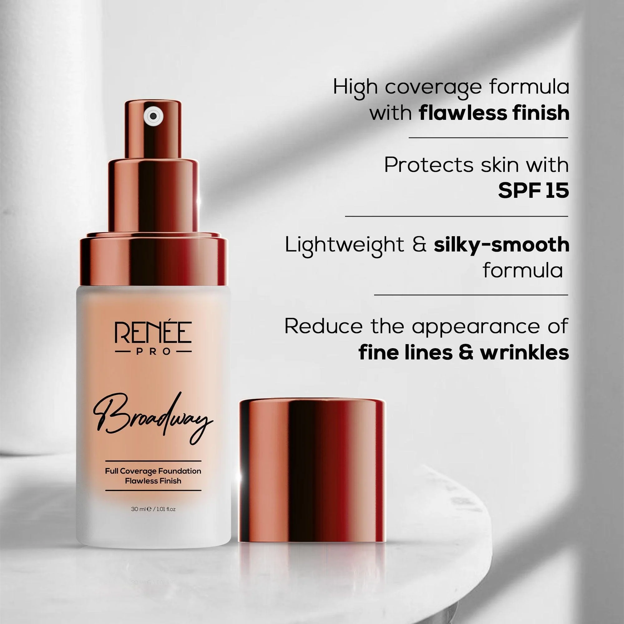 RENEE Pro Broadway Foundation, 30 ml - Image 11