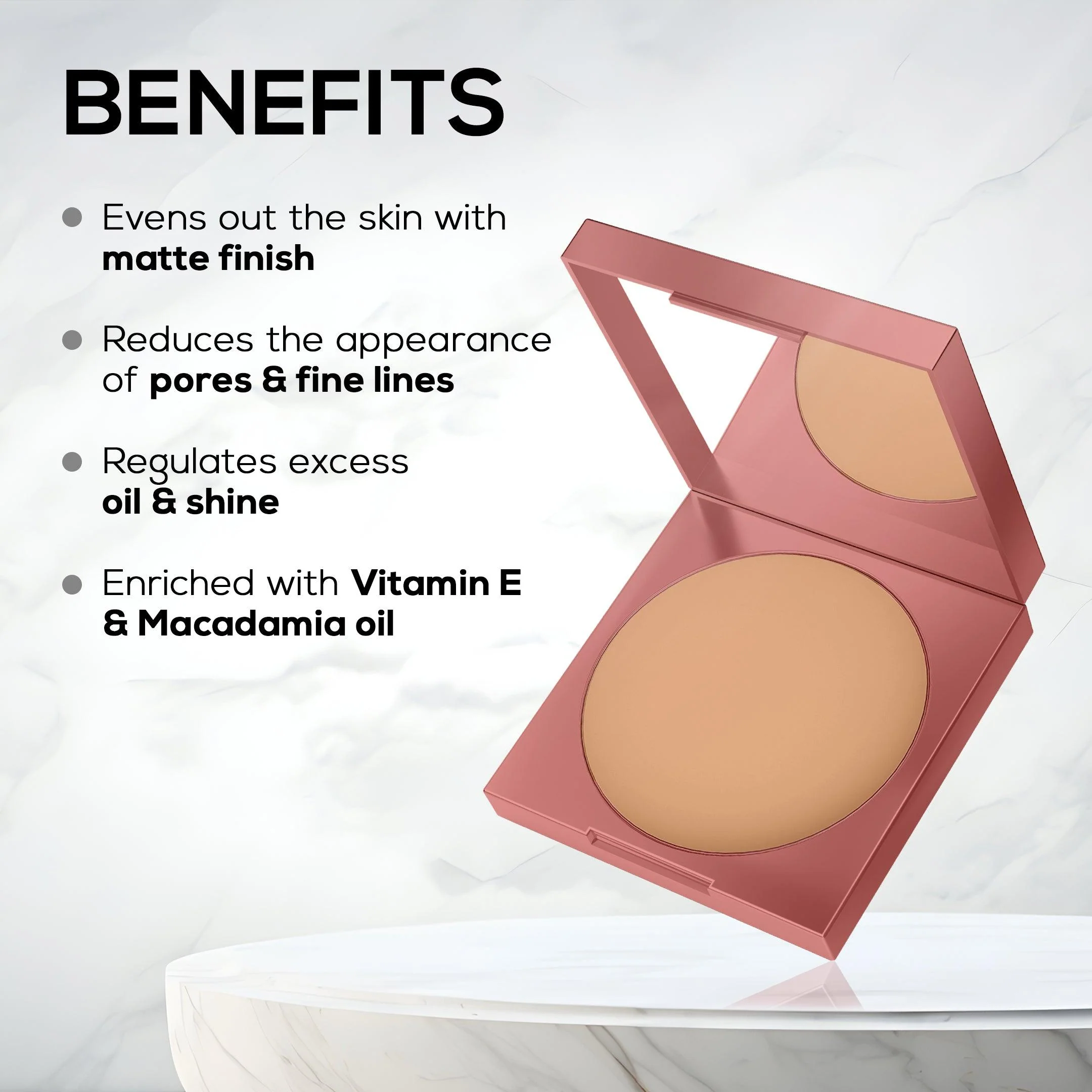 RENEE PRO Power Puff Compact Powder, 9 Gm - Image 32