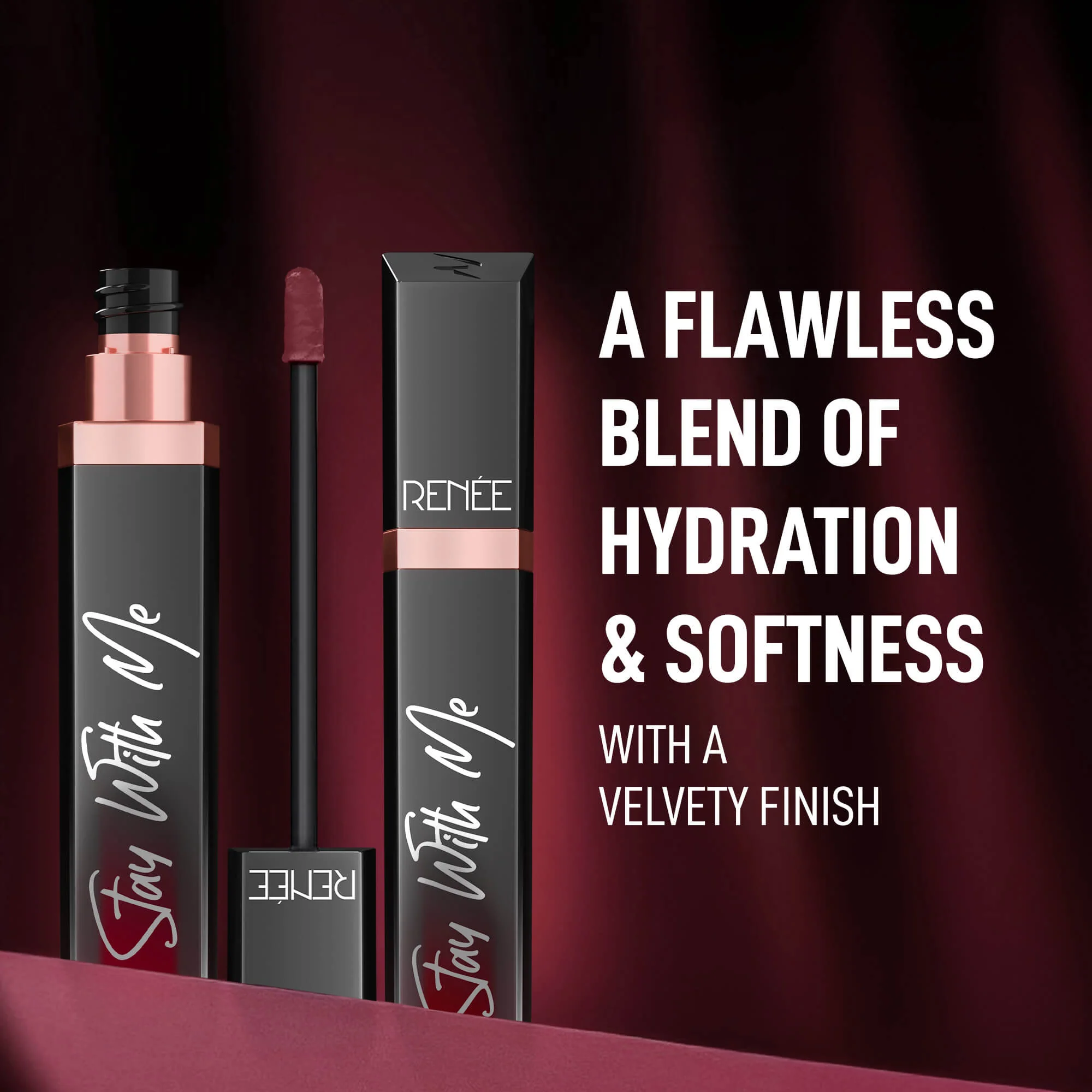 RENEE Stay With Me Matte Liquid Lipstick, 6 ml - Image 29