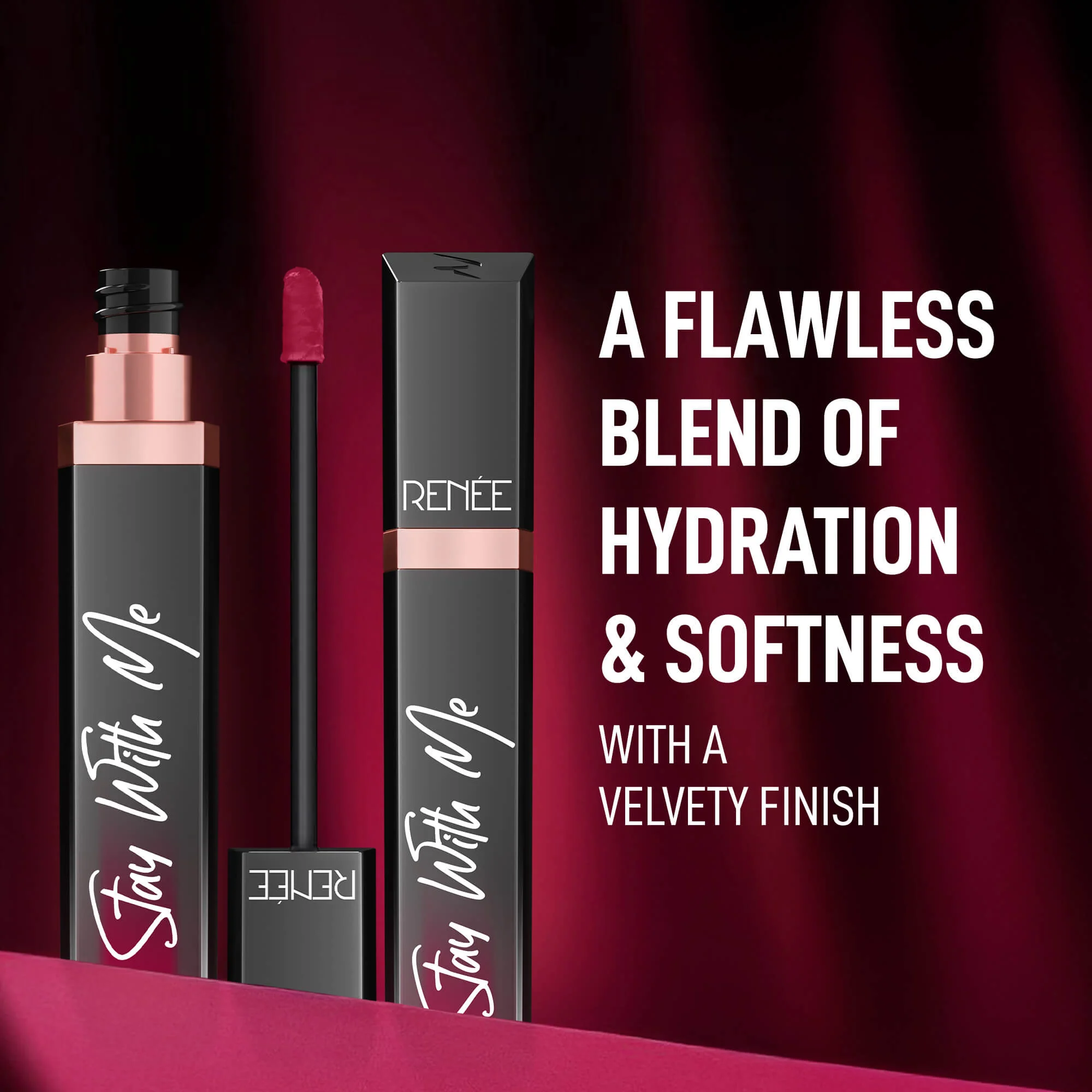RENEE Stay With Me Matte Liquid Lipstick, 6 ml - Image 43