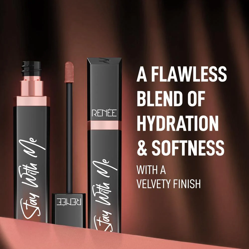 RENEE Stay With Me Matte Liquid Lipstick, 6 ml - Image 6