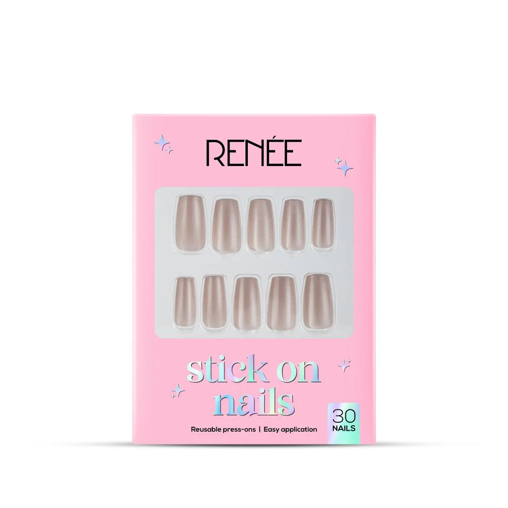 RENEE Stick on Nails With Glue- Pack of 30 Reusable & Long-lasting Nails - Image 50