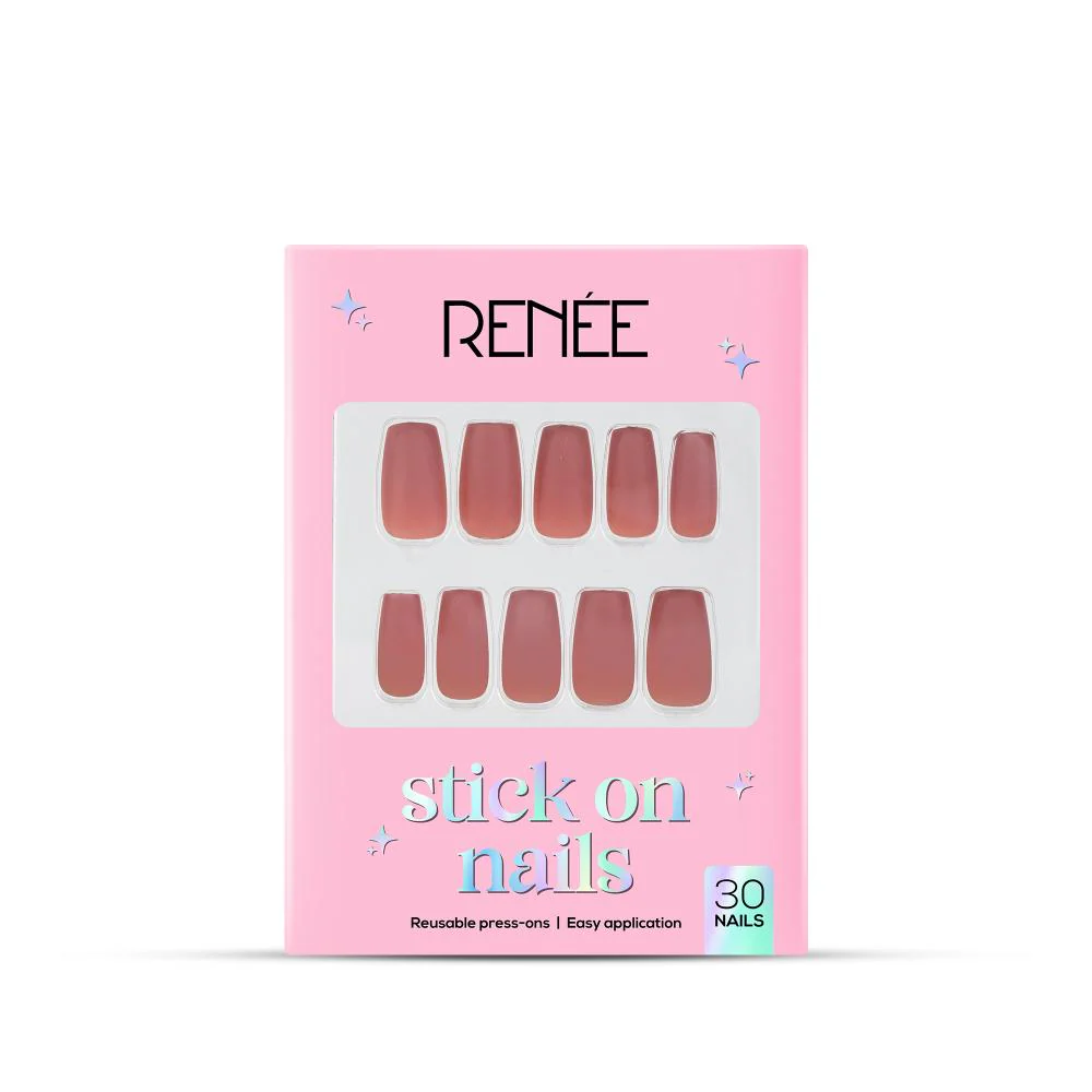 RENEE Stick on Nails With Glue- Pack of 30 Reusable & Long-lasting Nails - Image 71