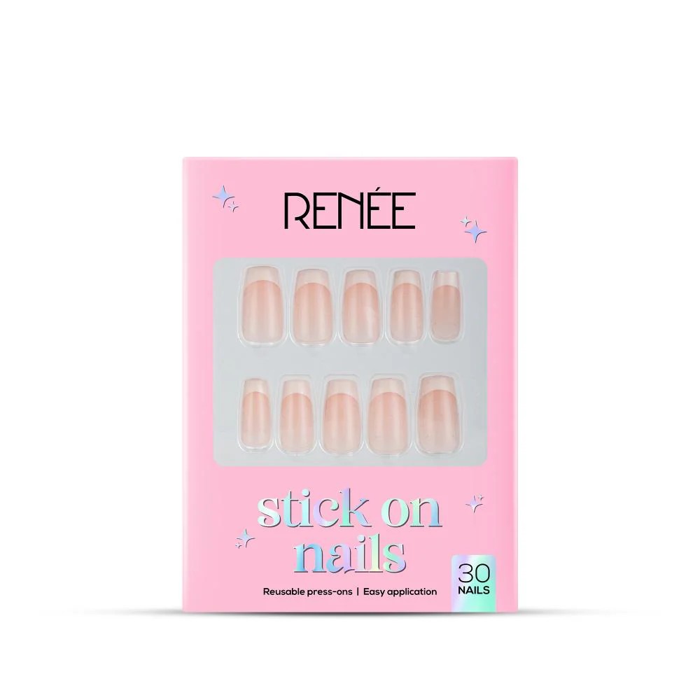 RENEE Stick on Nails With Glue- Pack of 30 Reusable & Long-lasting Nails - Image 92