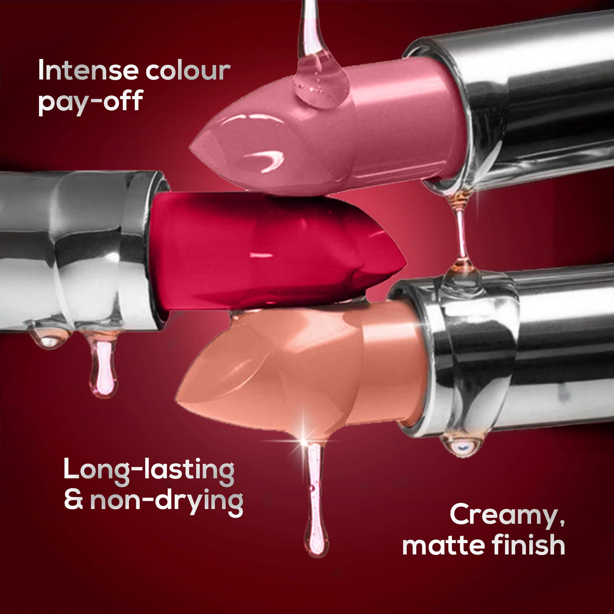 RENEE The Matte Edit Lipstick Combo, Pack Of 3 (4.5g Each) - Image 4