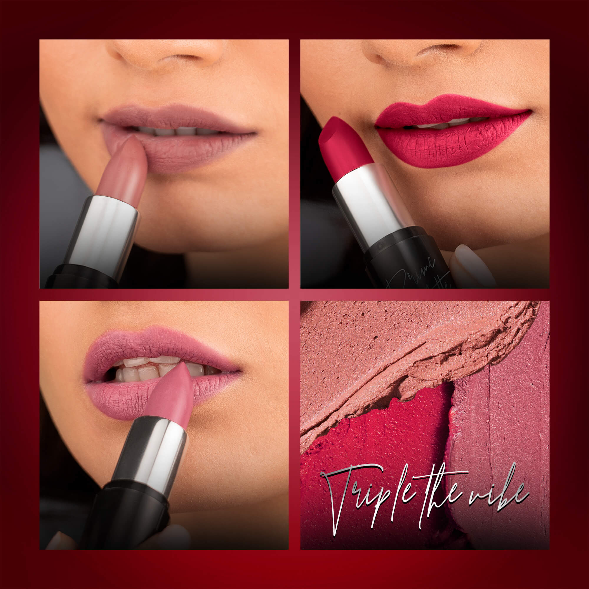 RENEE The Matte Edit Lipstick Combo, Pack Of 3 (4.5g Each) - Image 5