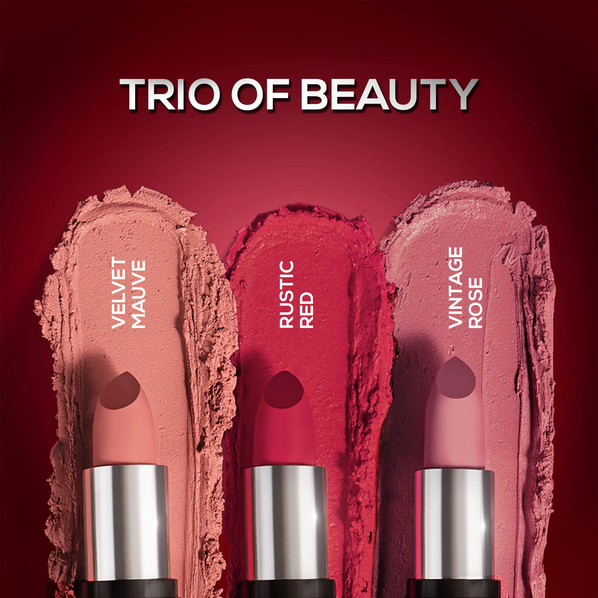 RENEE The Matte Edit Lipstick Combo, Pack Of 3 (4.5g Each) - Image 6