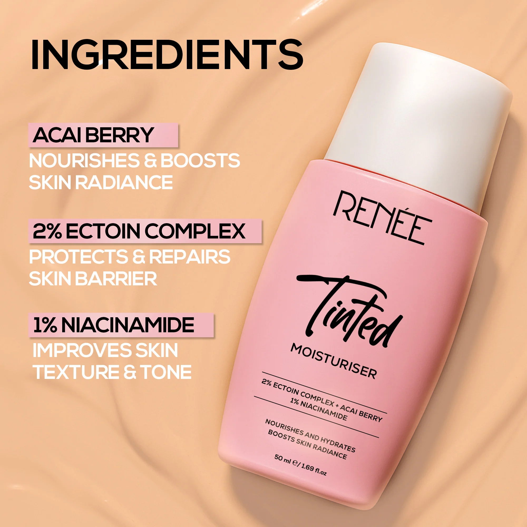 RENEE Tinted Moisturiser, 50 ml - Image 10