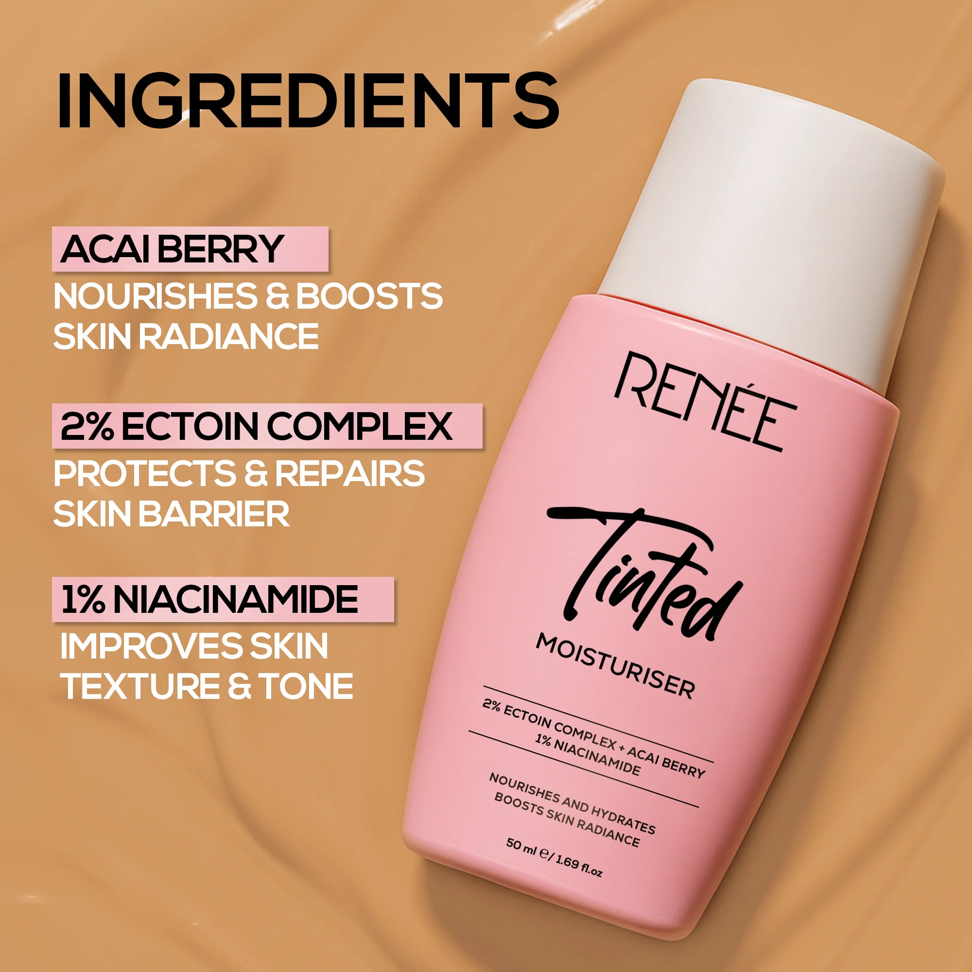 RENEE Tinted Moisturiser, 50 ml - Image 24