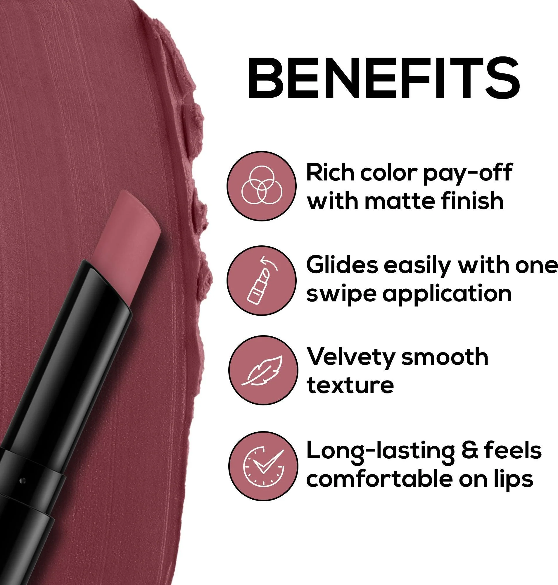 RENEE Very Matte Lipsticks - Long Lasting Weightless Velvety Formula - Image 70