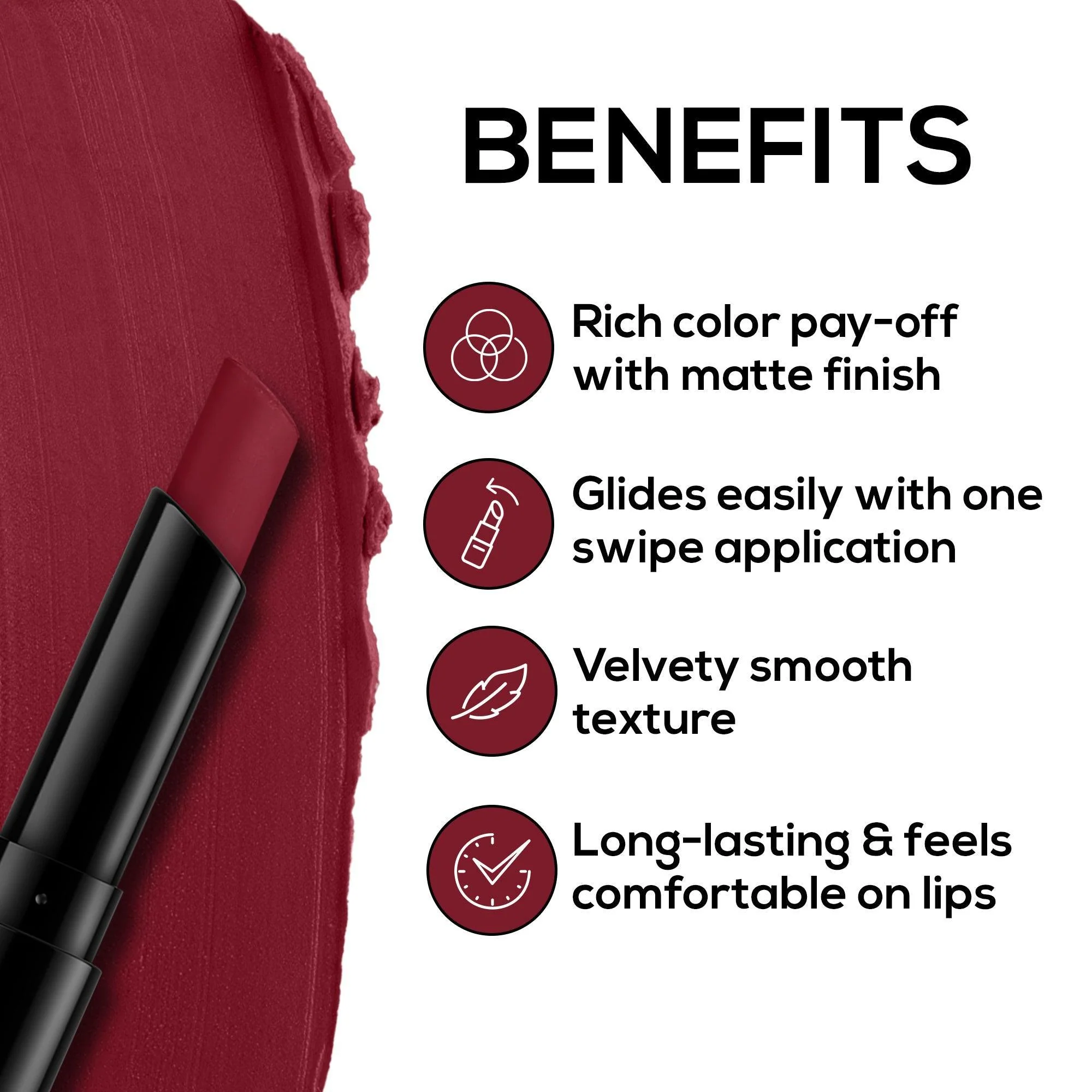 RENEE Very Matte Lipsticks - Long Lasting Weightless Velvety Formula - Image 80