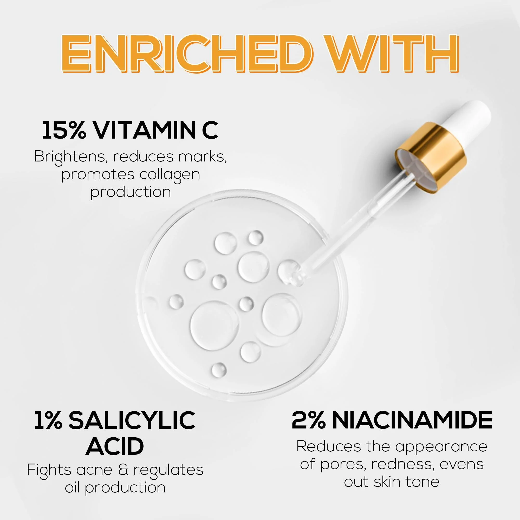 RENEE Vitamin C, Salicylic & Niacinamide Serum - 30 ml - Image 4