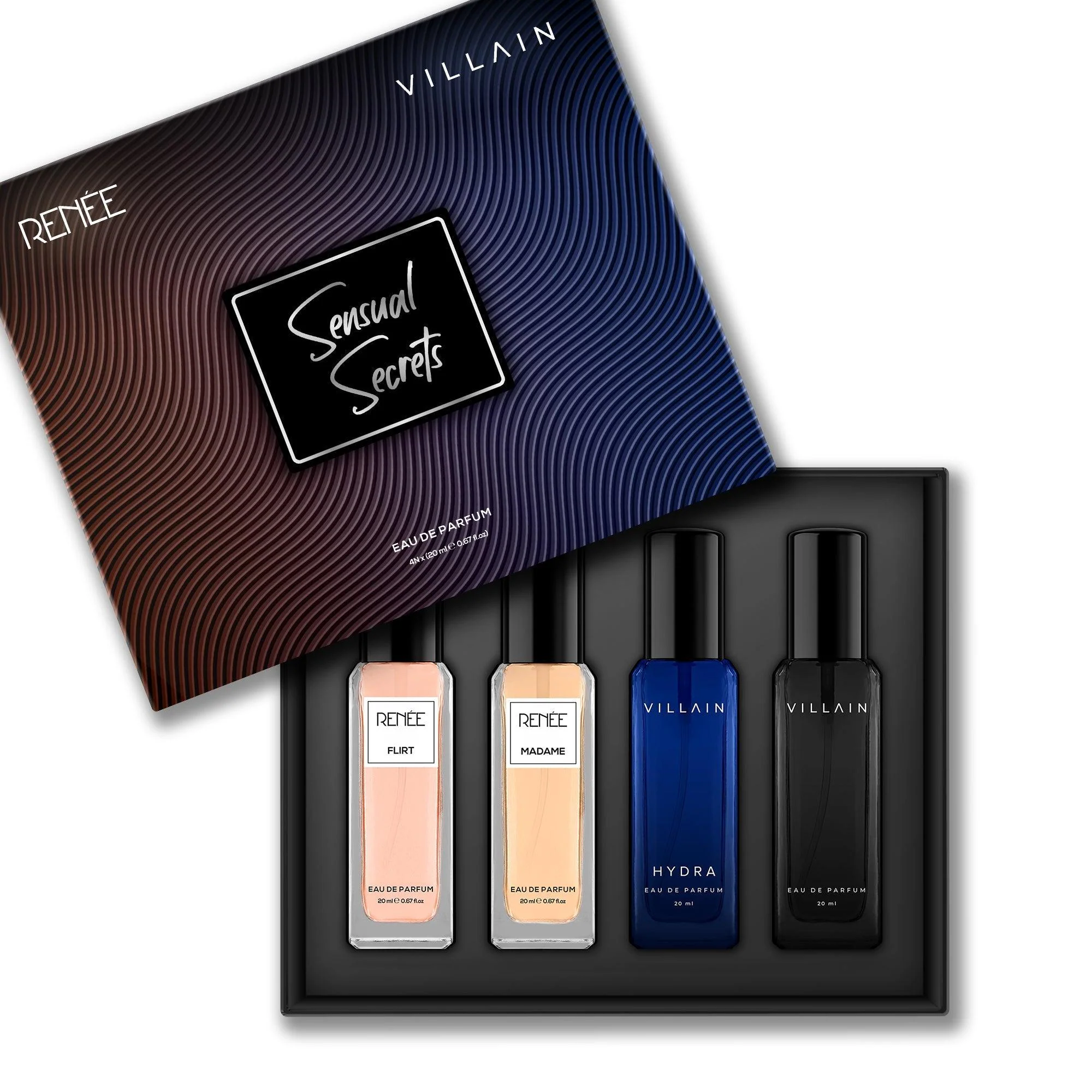 RENEE x VILLAIN Sensual Secrets Eau De Parfum Unisex Gift Set, 20 ml each - Image 3
